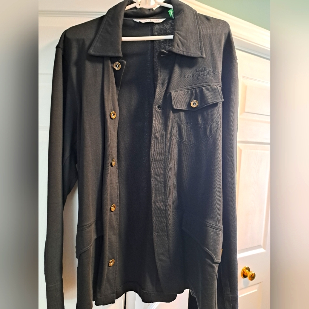Black Button-Up Jacket